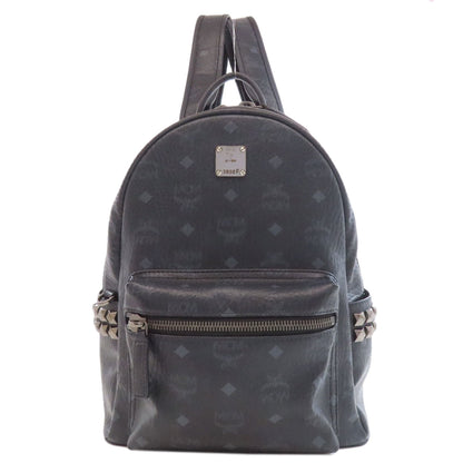 Mcm Backpack Pvc Black Logo
