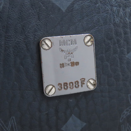 Mcm Backpack Pvc Black Logo