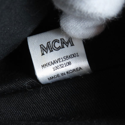 Mcm Backpack Pvc Black Logo