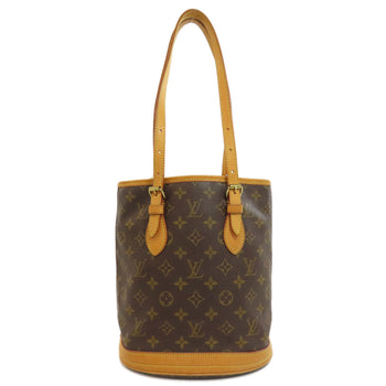 Louis Vuitton Tote Bag M42238 Monogram Canvas Brown Bucket M Bucket Pm