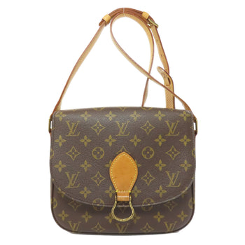 Louis Vuitton Shoulder Bag M51242 Monogram Canvas Brown Saint-Cloud 24