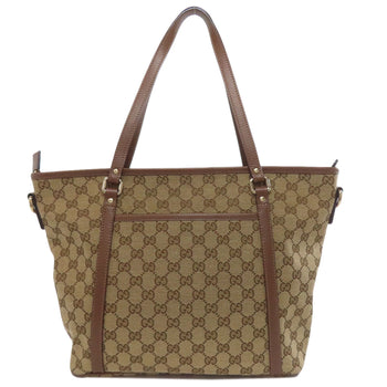 Gucci Tote Bag 388929 Canvas Brown Gg