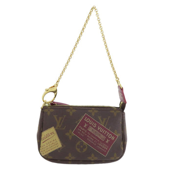 Louis Vuitton Accessory Pouch M63798 Monogram Canvas Brown Mini Pochette Accessoires Label