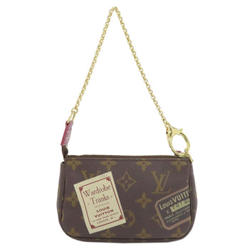 Louis Vuitton Accessory Pouch M63798 Monogram Canvas Brown Mini Pochette Accessoires Label
