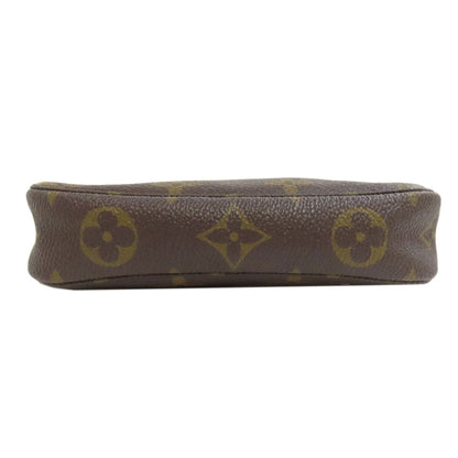 Louis Vuitton Accessory Pouch M63798 Monogram Canvas Brown Mini Pochette Accessoires Label