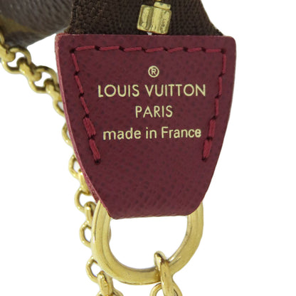 Louis Vuitton Accessory Pouch M63798 Monogram Canvas Brown Mini Pochette Accessoires Label