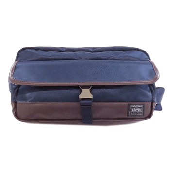 Porter Sling Bag Nylon Navy Logo