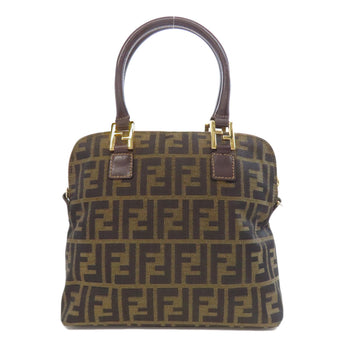 Fendi Handbag Canvas Brown Zucca Pattern 2Way