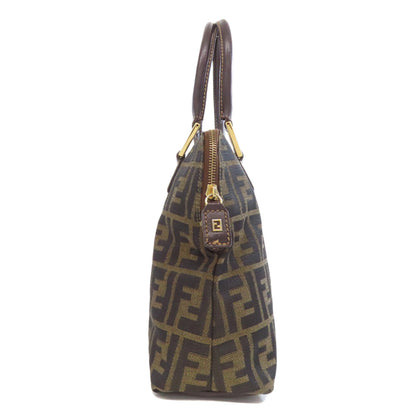 Fendi Handbag Canvas Brown Zucca Pattern 2Way