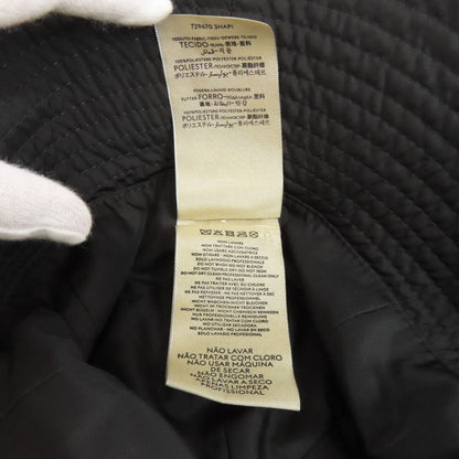 Gucci Hat 729470 Nylon Black Gg Bucket Hat