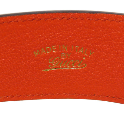 Gucci Handbag 739076 Calfskin Orange Aphrodite Gg Marmont