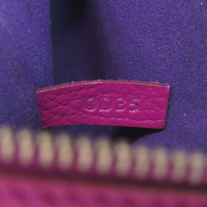 Tods Tote Bag Calfskin Purple Joy