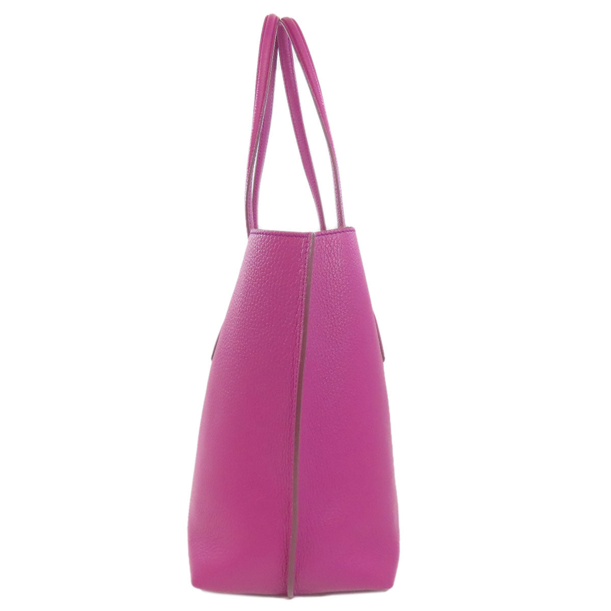 Tods Tote Bag Calfskin Purple Joy