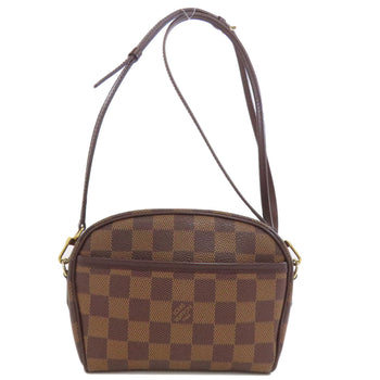 Louis Vuitton Shoulder Bag N51296 Damier Canvas Brown Pochette Ipanema