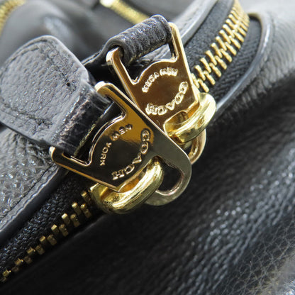 Coach Backpack F38288 Leather Black Logo