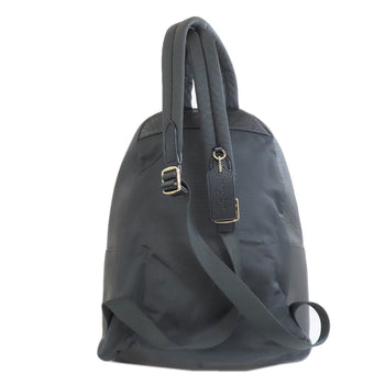 Coach Backpack F38288 Leather Black Logo