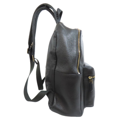 Coach Backpack F38288 Leather Black Logo