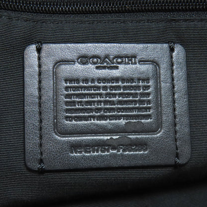 Coach Backpack F38288 Leather Black Logo