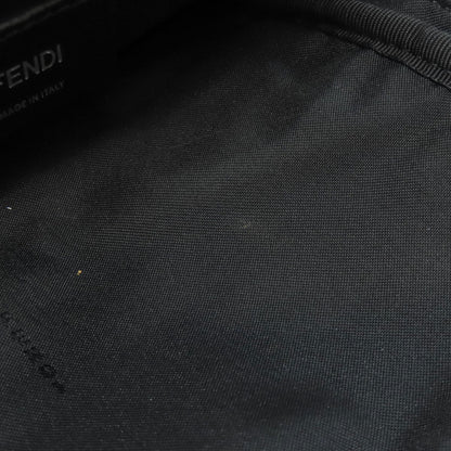 Fendi Sling Bag Leather Black Monster Bugs Eye