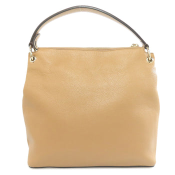 Gucci Tote Bag 536194 Leather Beige Outlet One Belt Interlocking G
