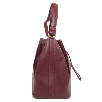 Cartier Shoulder Bag Calfskin Red Must Line