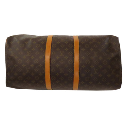 Louis Vuitton Tote Bag M41424 Monogram Canvas Brown Keepall 55