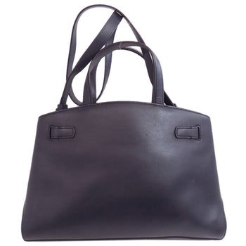 Mulberry Handbag Leather Navy 2Way