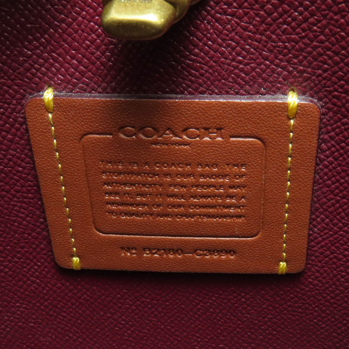 Coach Handbag C2890 Pvc Brown Willow Bucket Signature 2-Way