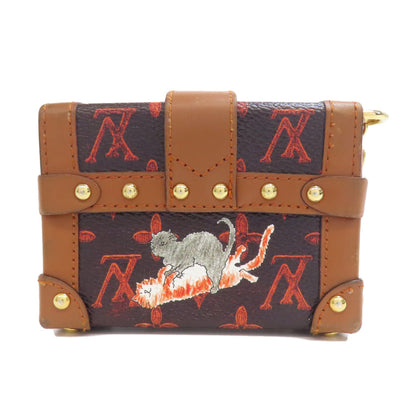 Louis Vuitton Accessory Pouch M63892 Monogram Canvas Brown Essential Trunk Catgram