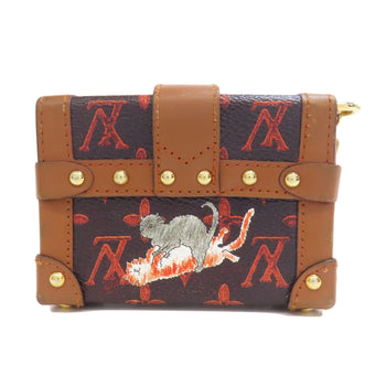 Louis Vuitton Accessory Pouch M63892 Monogram Canvas Brown Essential Trunk Catgram