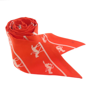 Hermes Scarf Silk Orange Twilly