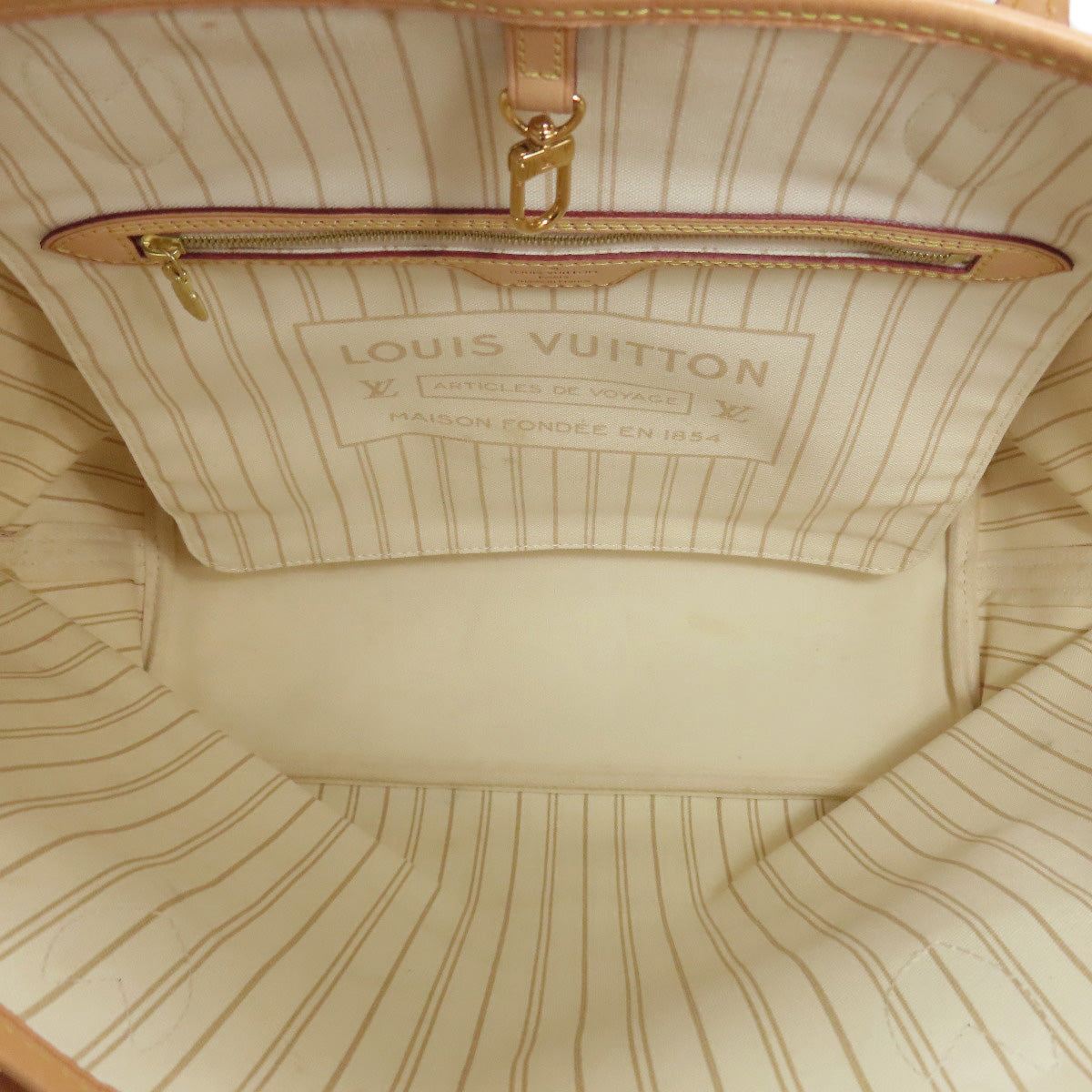 Louis Vuitton Tote Bag N41361 Damier Canvas White Neverfull Mm