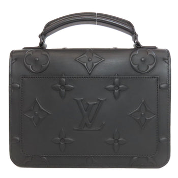 Louis Vuitton Handbag M58711 Calfskin Black Ambassador Pm