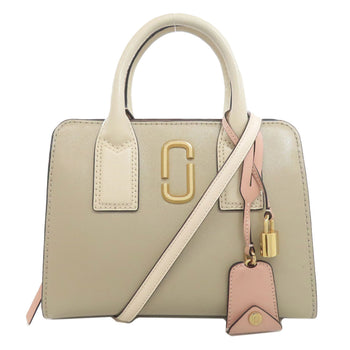 Marc Jacobs Handbag Pvc Gray Double J 2Way