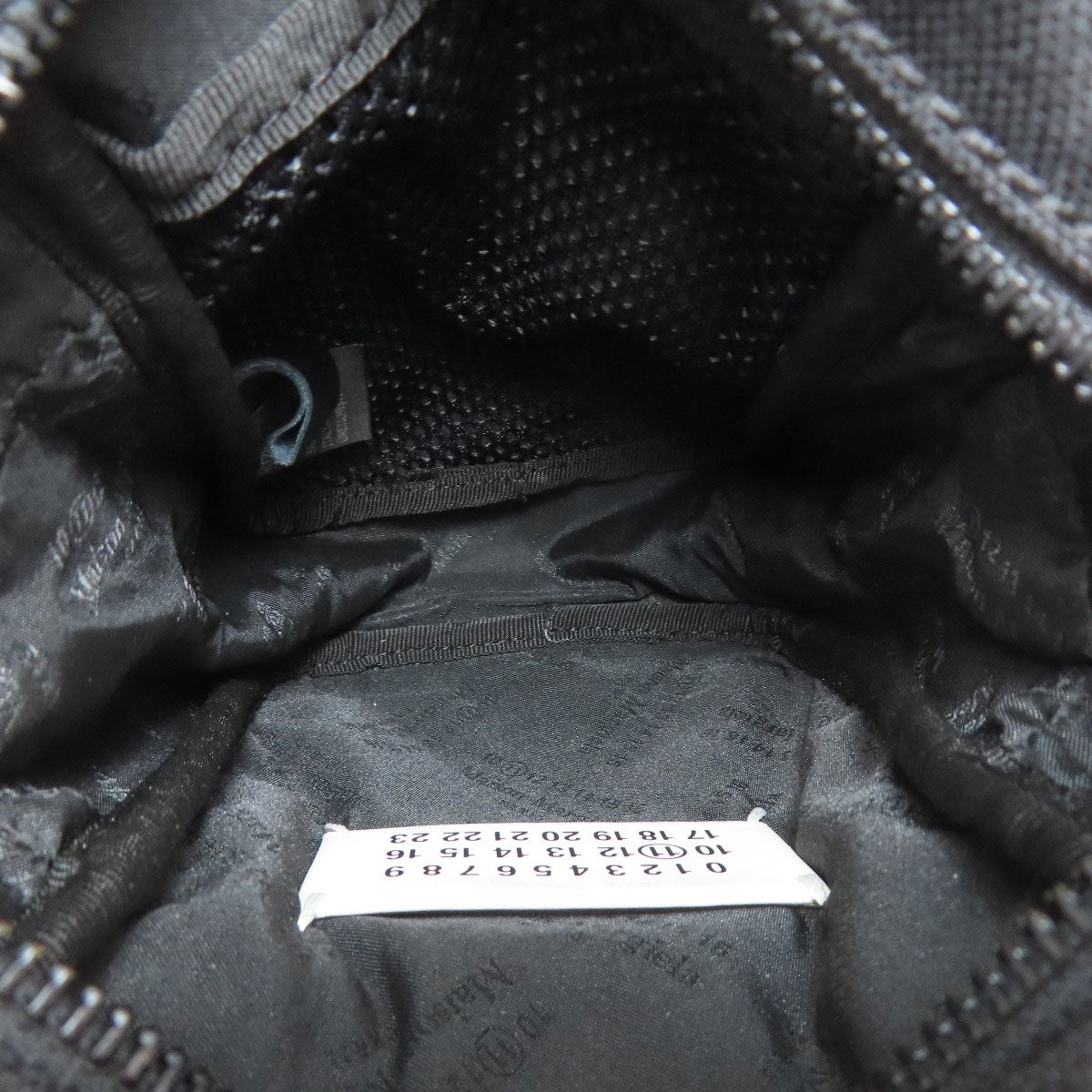 Maison Margiela Shoulder Bag Nylon Black Logo