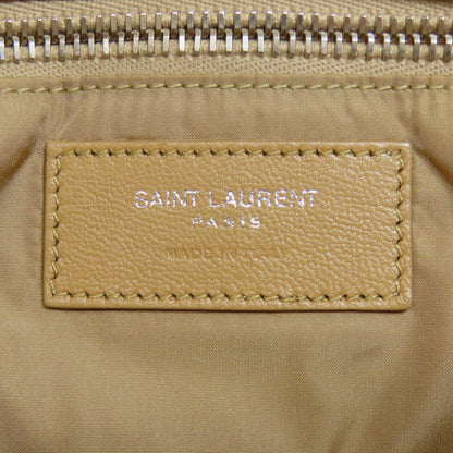 Saint Laurent Shoulder Bag Nylon Brown Logo