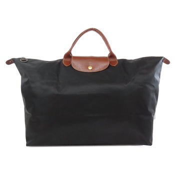 Longchamp Tote Bag Nylon Black Le Preage