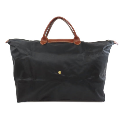 Longchamp Tote Bag Nylon Black Le Preage