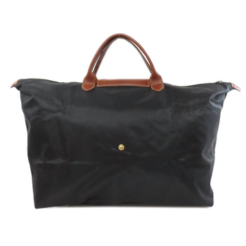 Longchamp Tote Bag Nylon Black Le Preage