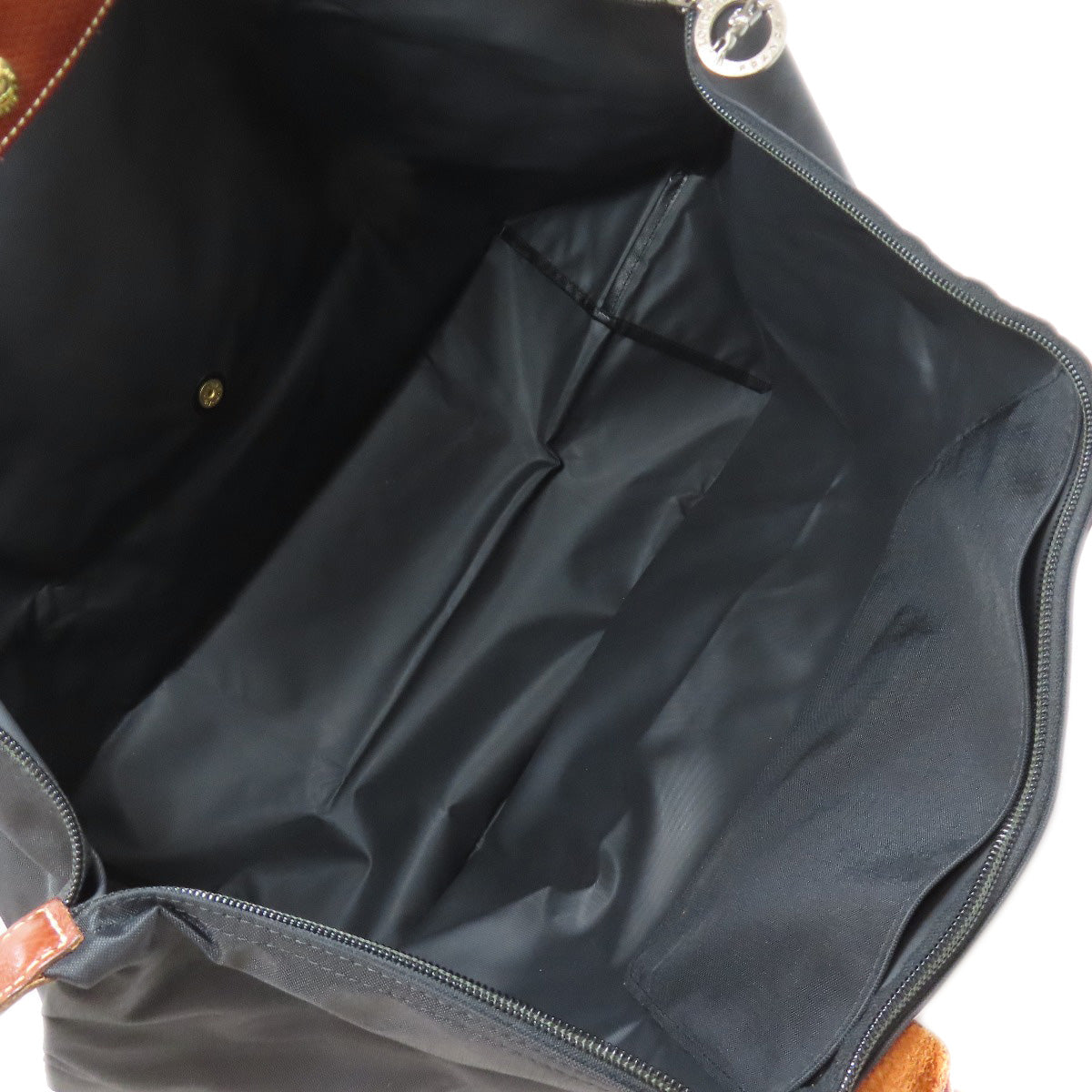 Longchamp Tote Bag Nylon Black Le Preage