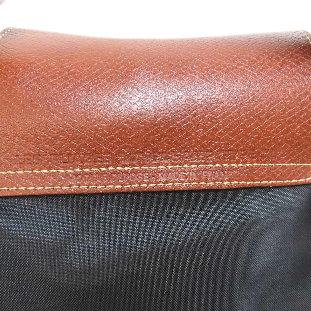 Longchamp Tote Bag Nylon Black Le Preage