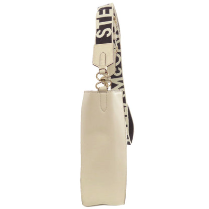 Stella Mccartney Shoulder Bag Polyester White Logo