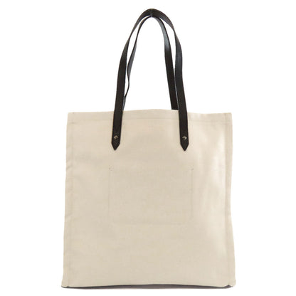 Jimmy Choo Tote Bag Canvas White Logo