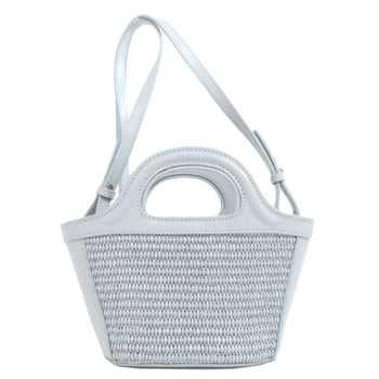Marni Handbag Raffia Blue Basket Bag 2Way