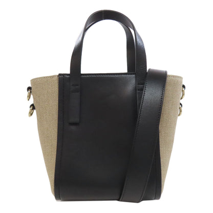 Chloe Handbag Canvas Brown Sense 2Way