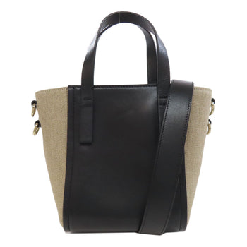 Chloe Handbag Canvas Brown Sense 2Way