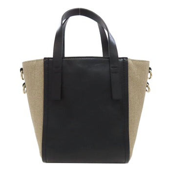 Chloe Handbag Canvas Brown Sense 2Way