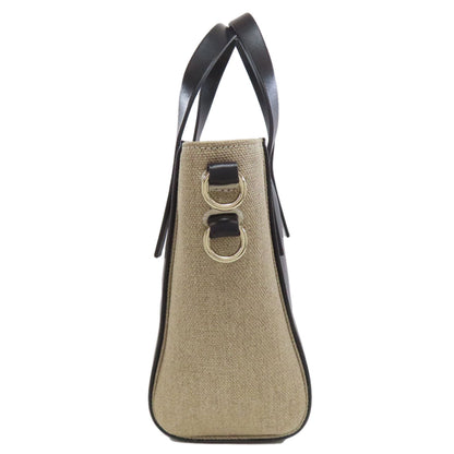 Chloe Handbag Canvas Brown Sense 2Way