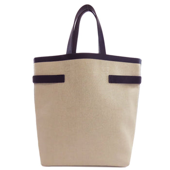 Salvatore Ferragamo Tote Bag Canvas Beige Logo