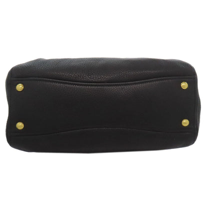 Miumiu Tote Bag Leather Black 2Way